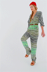 Larrivée des Gifs animés dans les lookbooks mode 19 combi green stripes