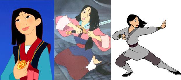 ▬ Guide vestimentaire : les héroïnes de Disney Mulan-base