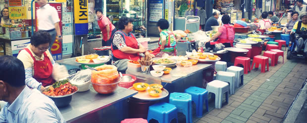 La street food mania   Carte postale de Corée du Sud streetfood2