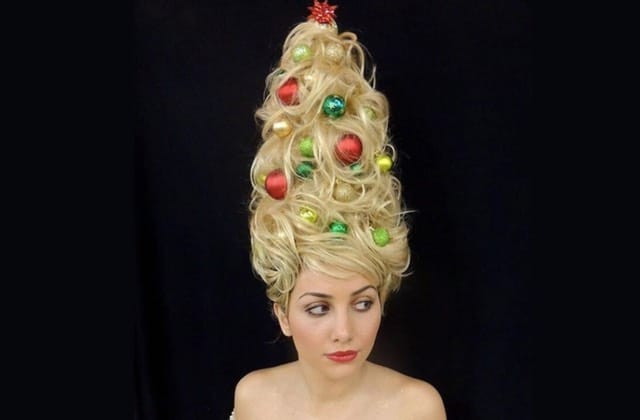 Cheveux sapin de noël wtf beauté - madmoizelle.com