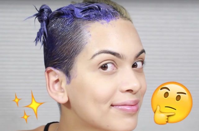 Appliquer Du Shampooing Violet Sur Cheveux Secs Pour Les Dejaunir