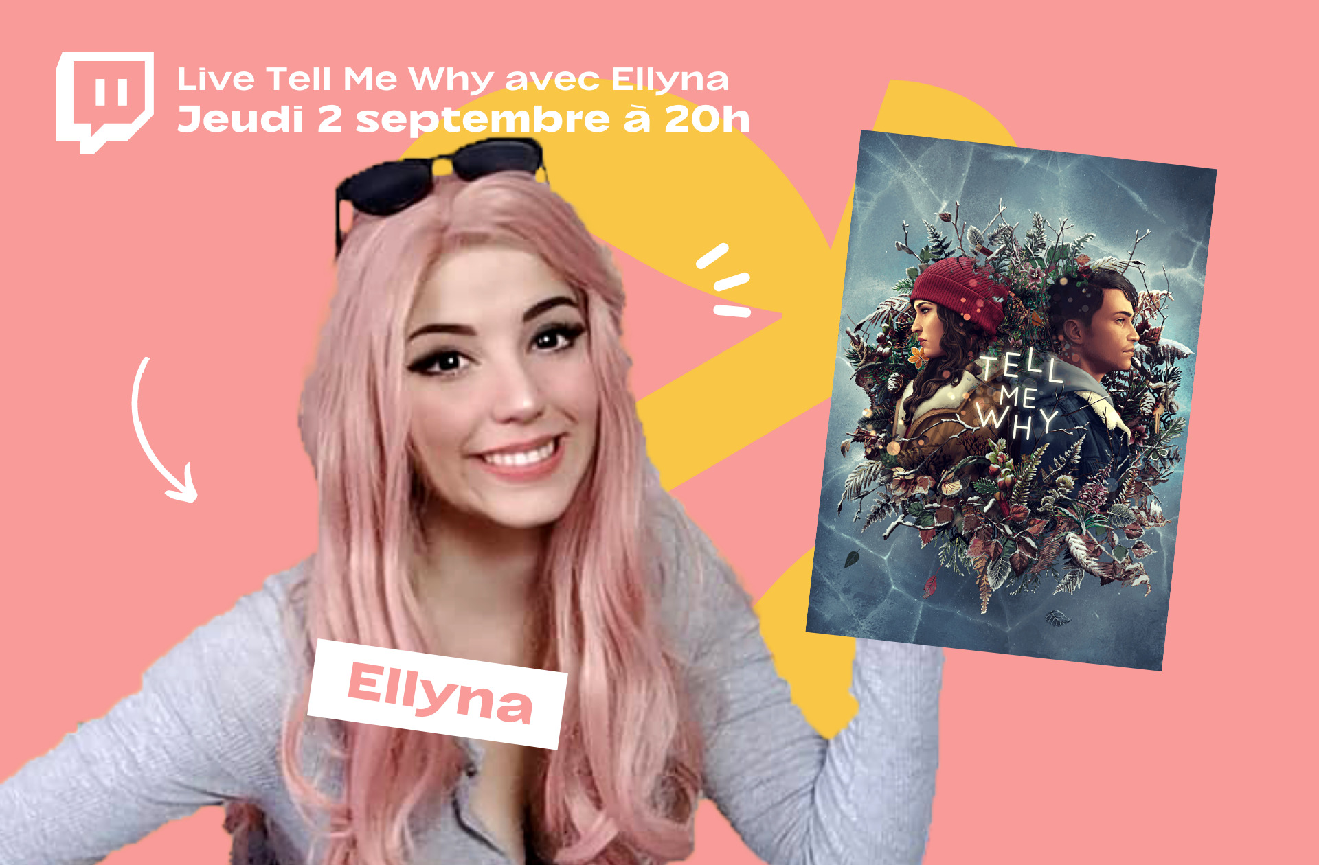 Sortez les mouchoirs : Ellyna joue au jeu narratif Tell Me Why avec vous ce soir sur Twitch !
