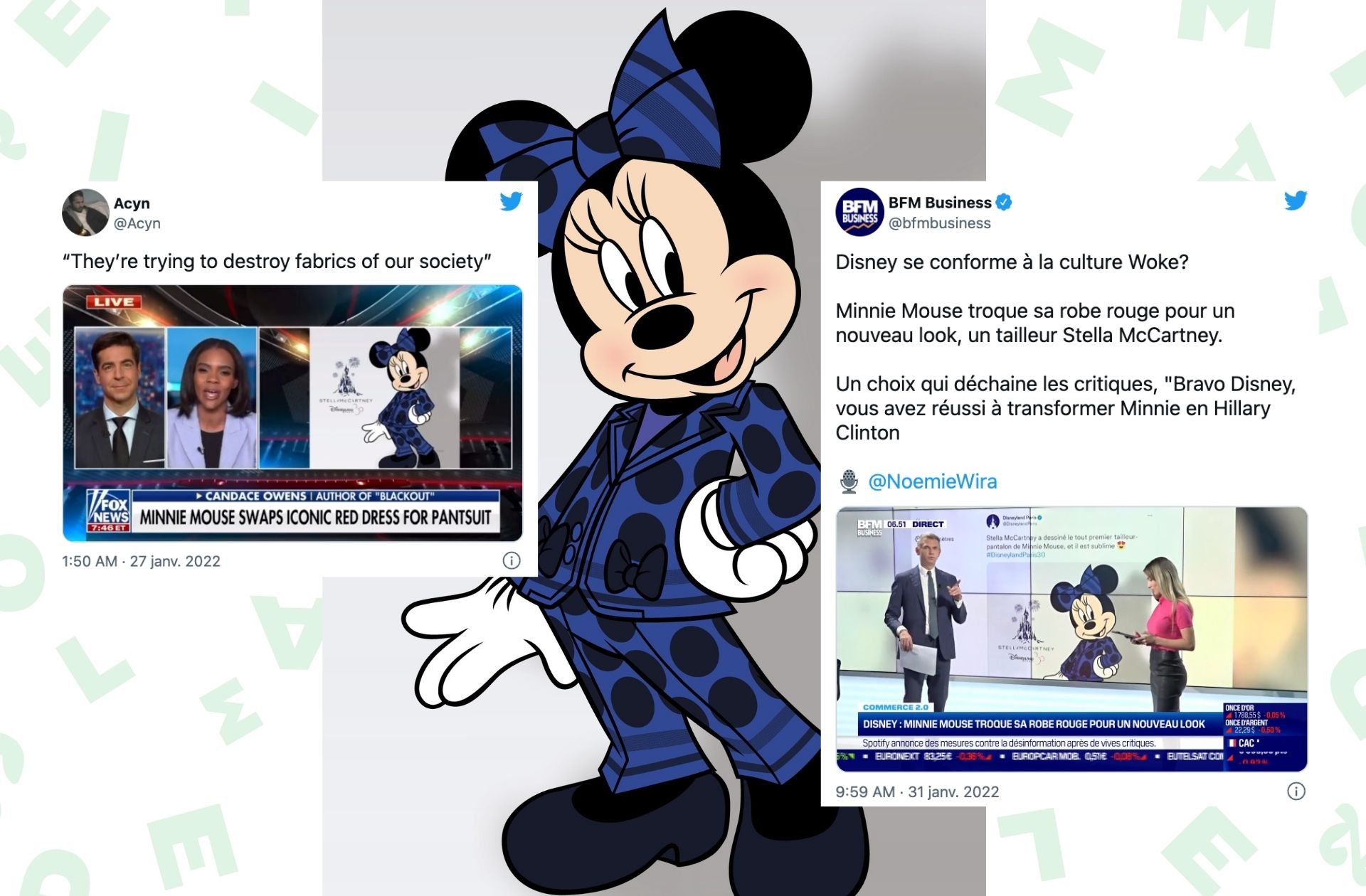 Disney : Minnie Mouse lâche sa fameuse robe rouge à pois pour un nouveau  look signé Stella McCartney 