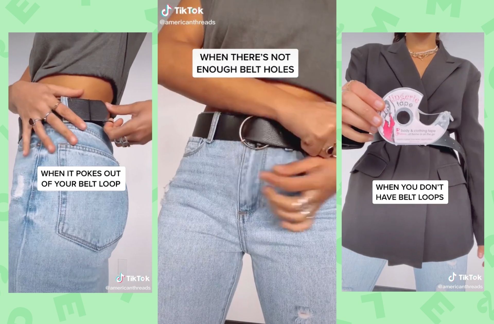 Ceinture trop grande Probl mes de passants TikTok a videmment