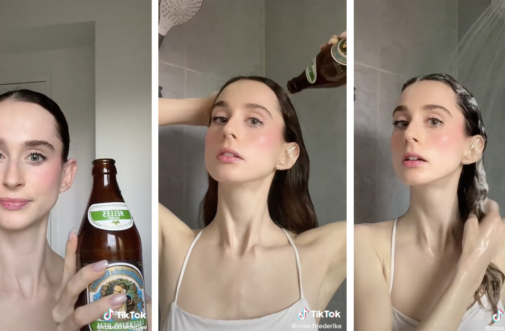 Se verser de la bière sur les cheveux avant de se les laver est une idée saugrenue ? Pas tant que ça ! 