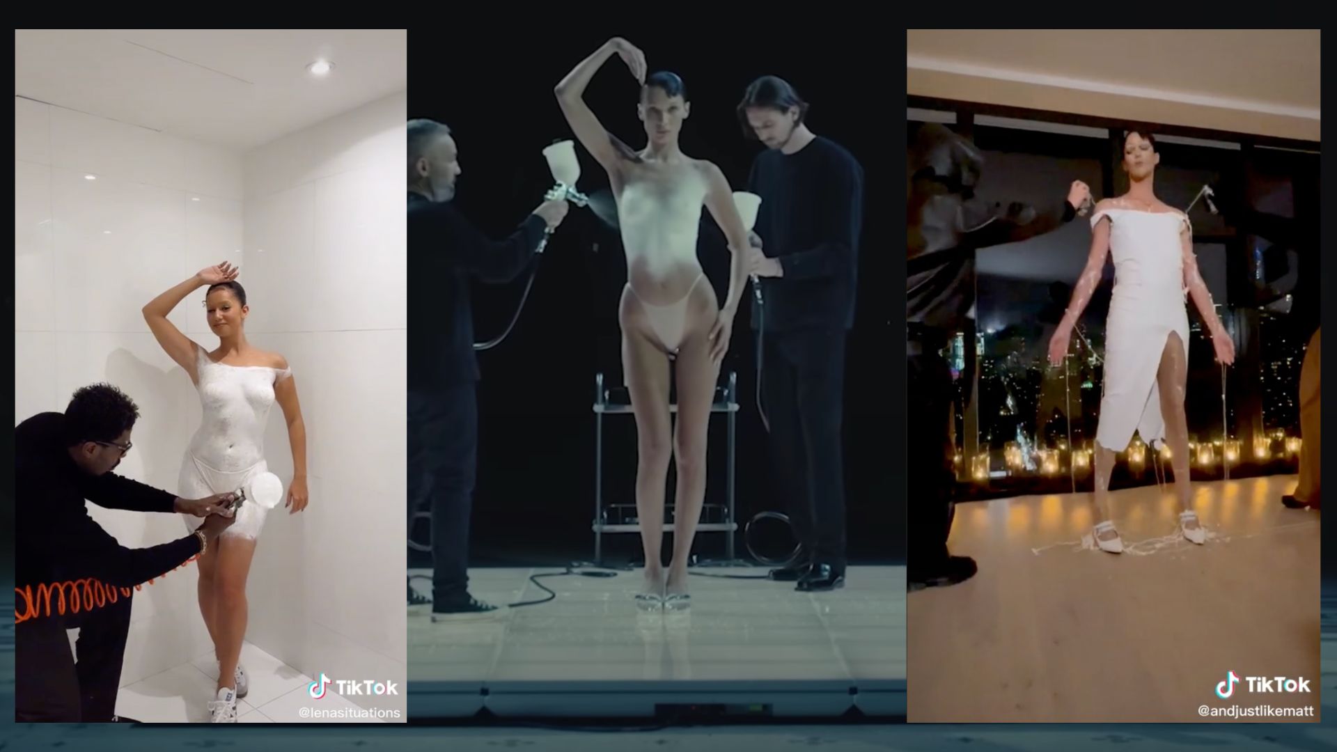 Se déguiser en Bella Hadid pulvérisée d'une robe chez Coperni, élu costume d'Halloween le plus mode de 2022