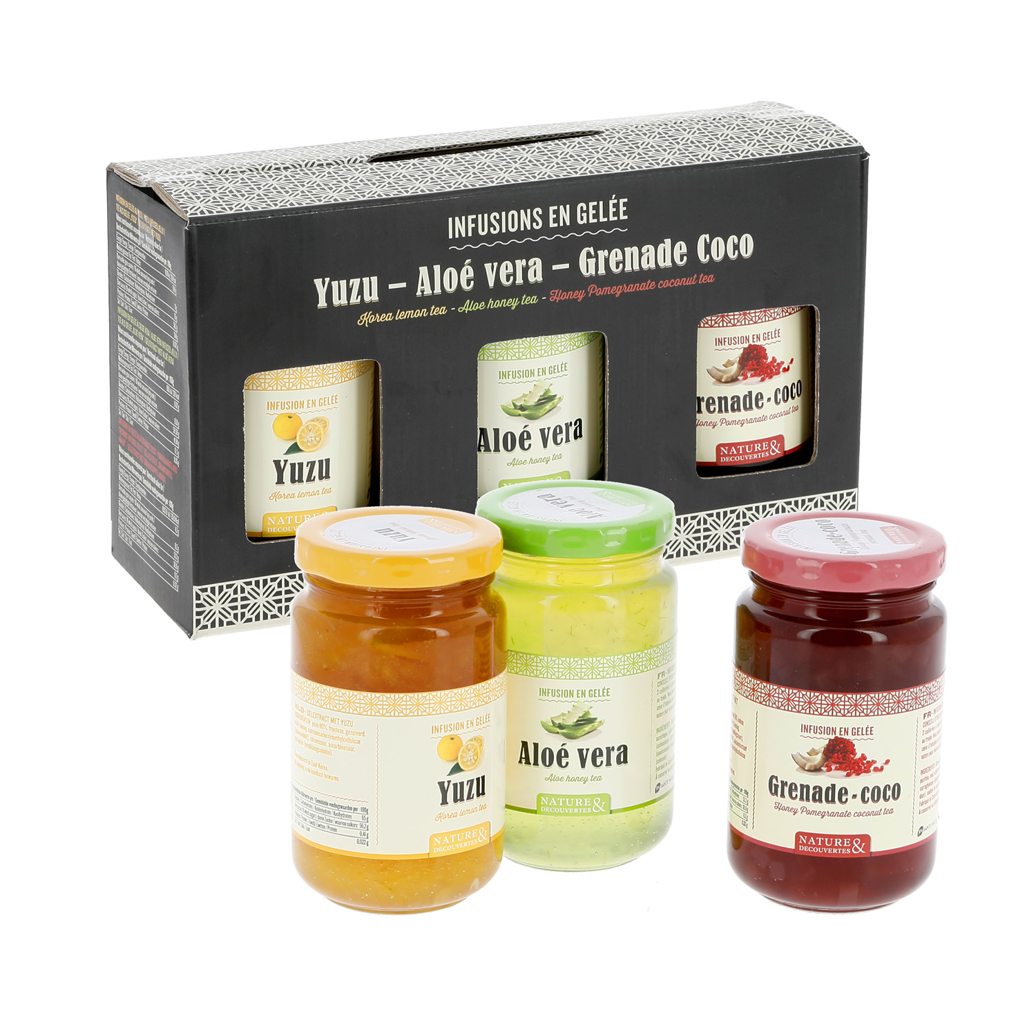 Trio infusions gelée Aloe Yuzu Grenade